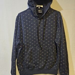 Nike Dark Blue Hoodie with Logo Accents